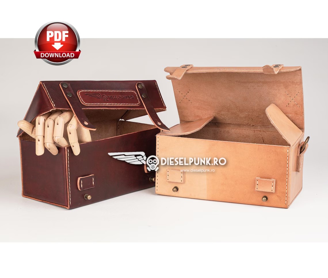 图片[2]-手工皮具图纸 小方包di195-皮艺果手工皮具图纸