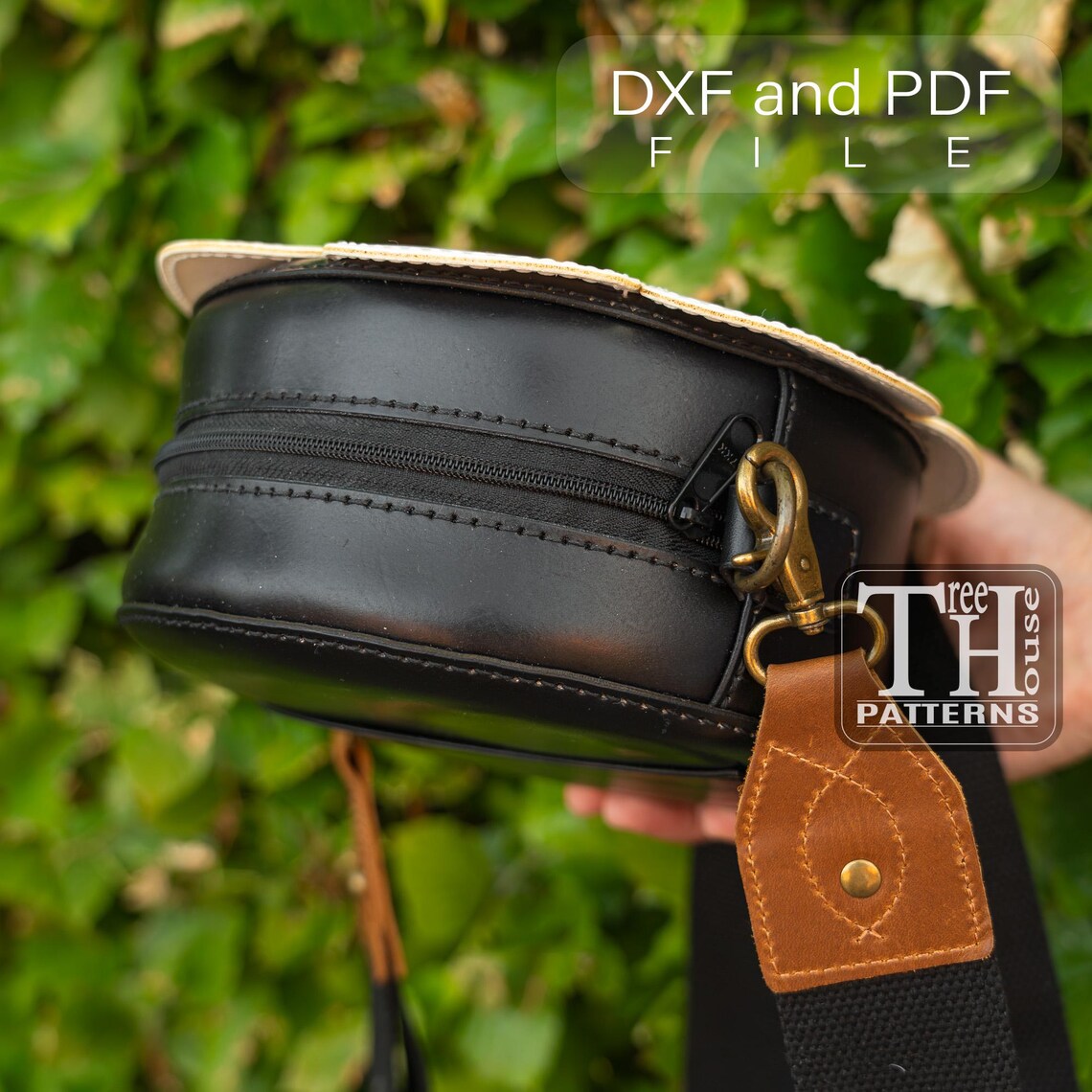 图片[3]-手工皮具图纸 斜挎包tr096-皮艺果手工皮具图纸