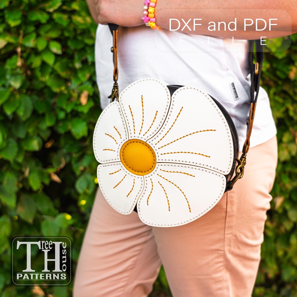 图片[4]-手工皮具图纸 斜挎包tr096-皮艺果手工皮具图纸