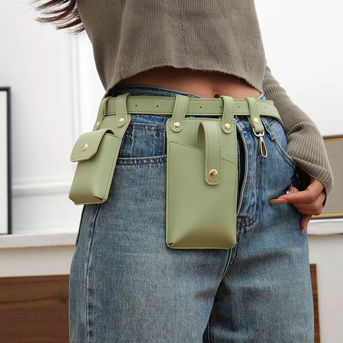 图片[3]-手工皮具图纸 腰带挎包ro022-皮艺果手工皮具图纸