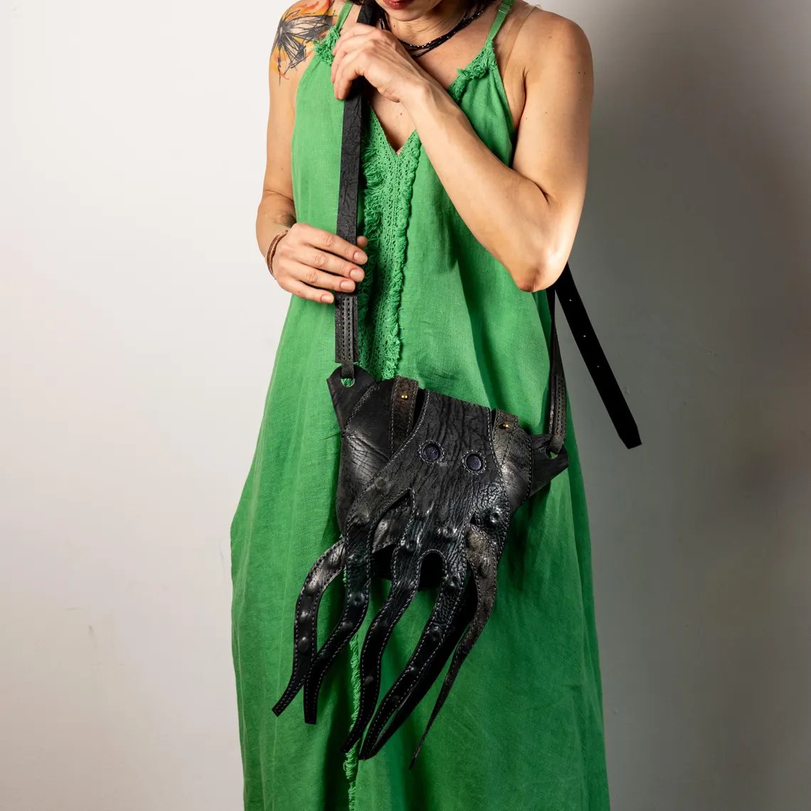 图片[3]-手工皮具图纸 章鱼触手斜挎包vp217-皮艺果手工皮具图纸