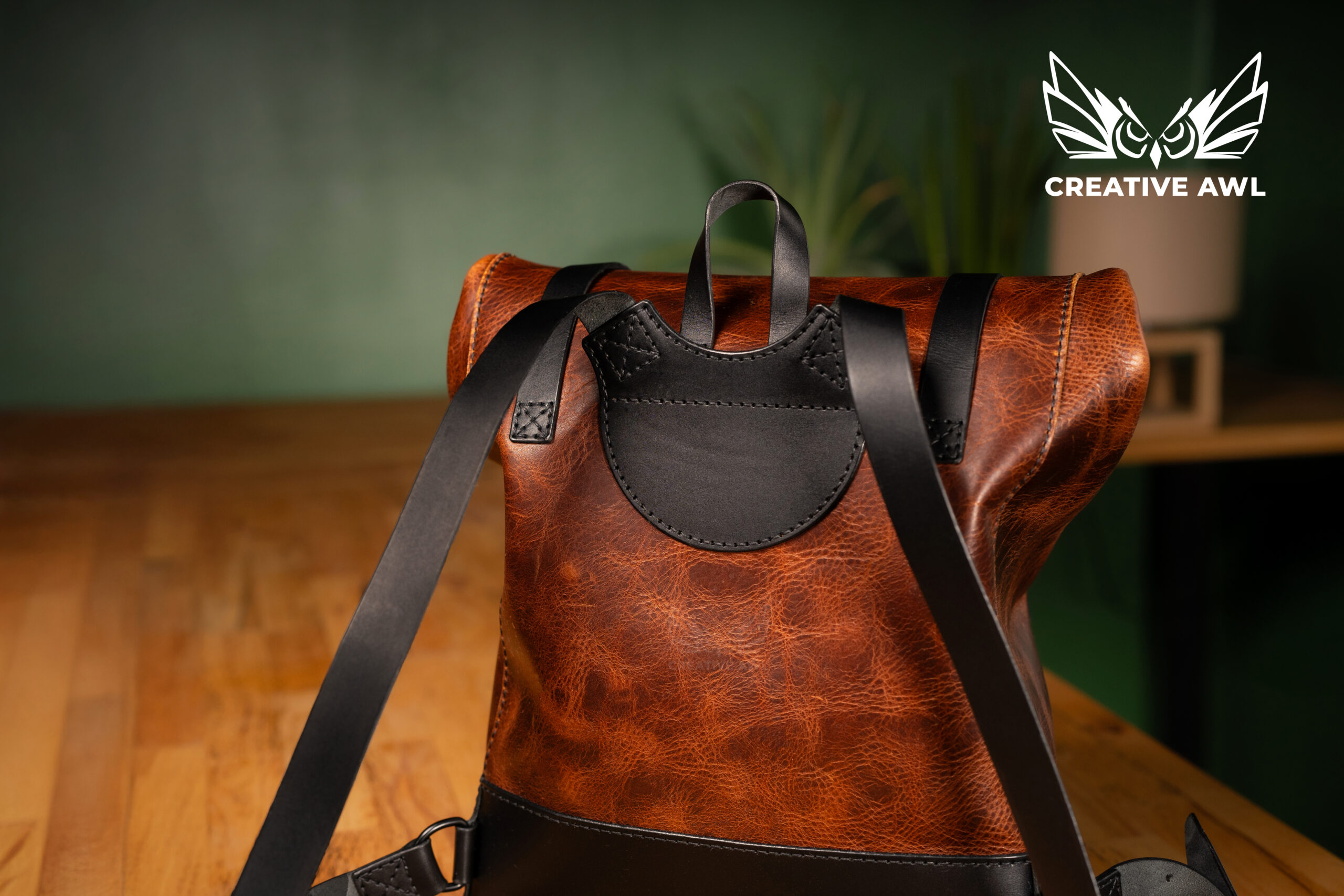 图片[2]-手工皮具图纸 卷轴背包ca236-皮艺果手工皮具图纸