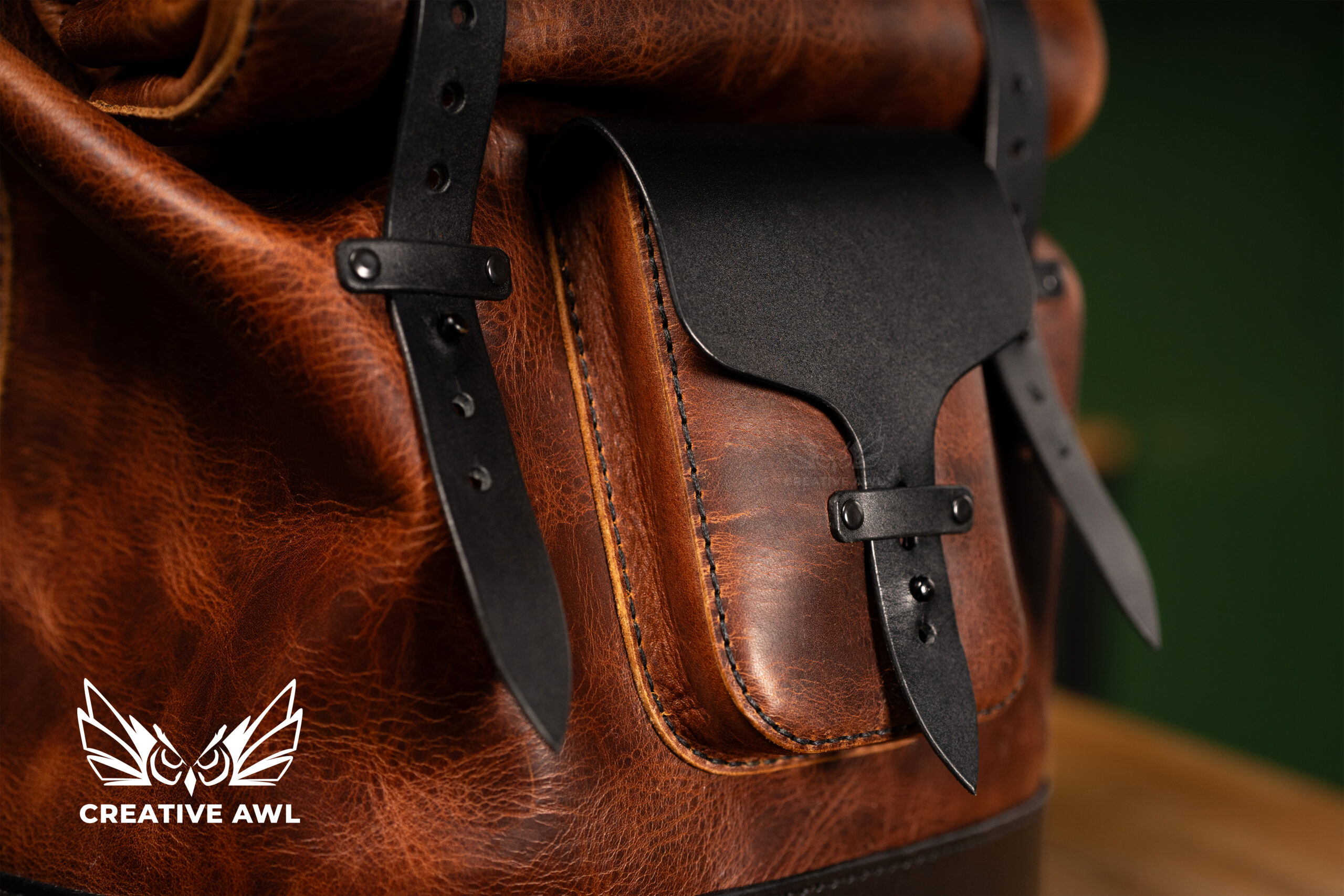 图片[3]-手工皮具图纸 卷轴背包ca236-皮艺果手工皮具图纸