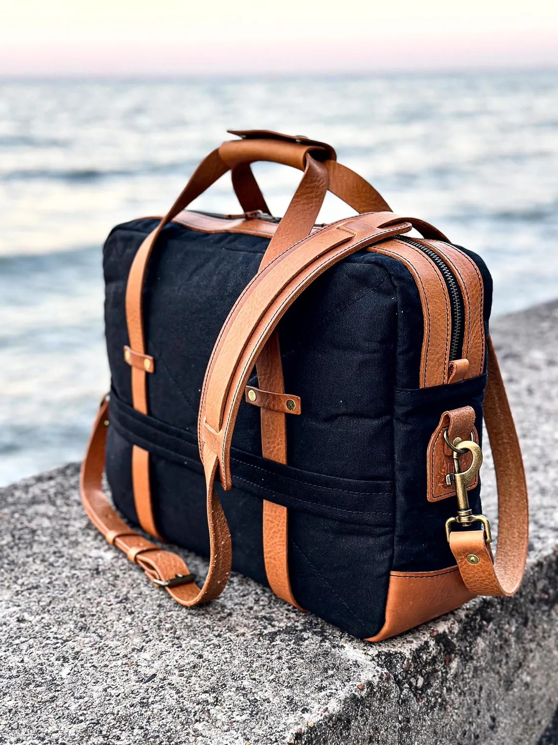 图片[3]-手工皮具图纸 公文包mg020-皮艺果手工皮具图纸