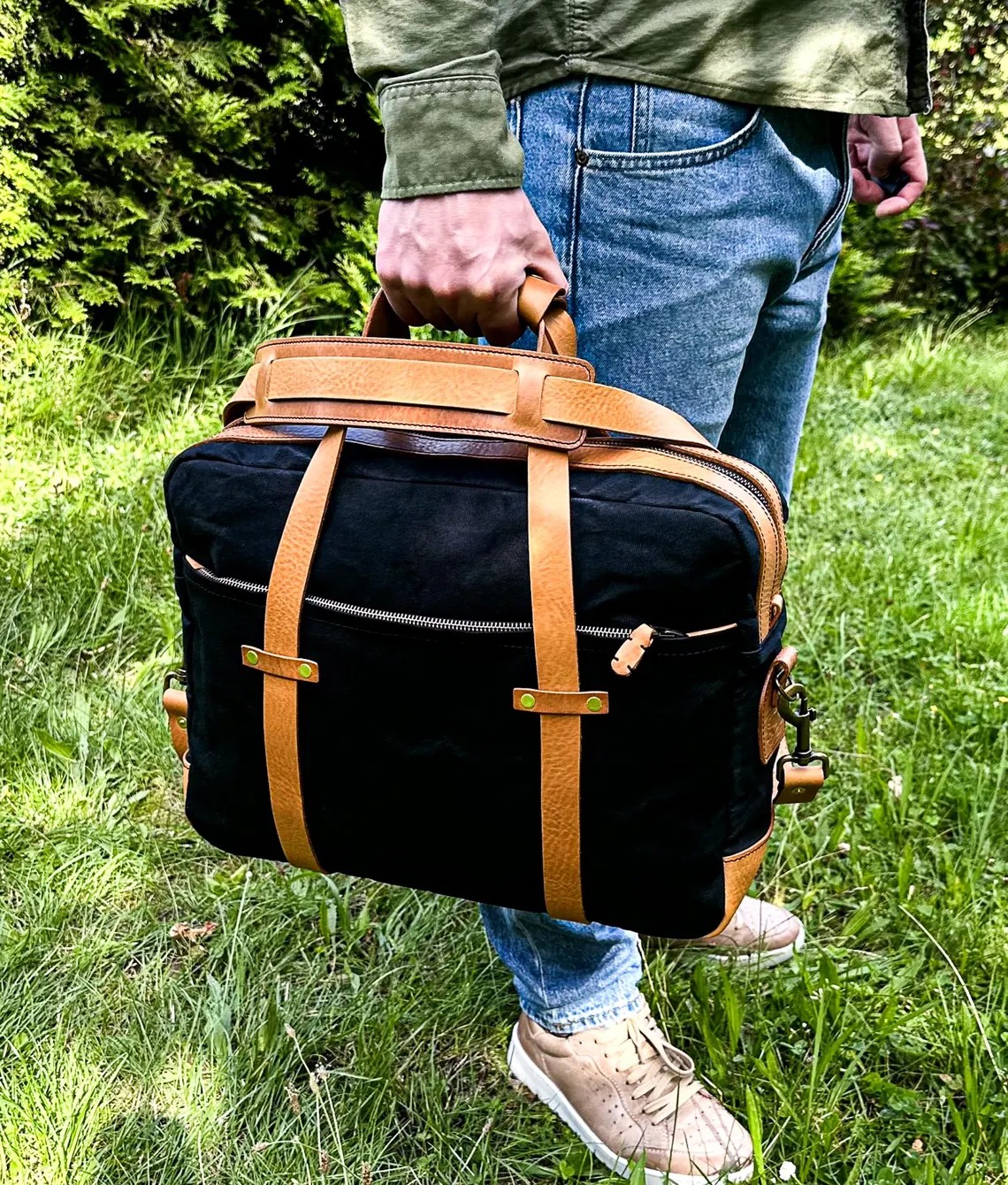 图片[2]-手工皮具图纸 公文包mg020-皮艺果手工皮具图纸