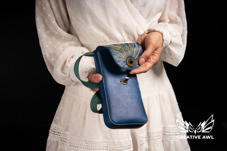 图片[3]-手工皮具图纸 手机包ca242-皮艺果手工皮具图纸