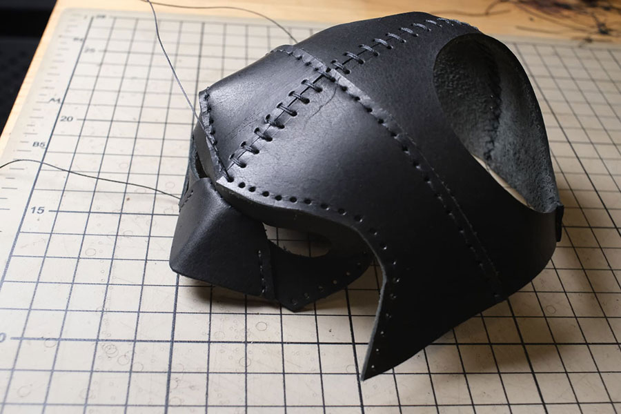 DIY制作猫头面具-皮艺果手工皮具图纸