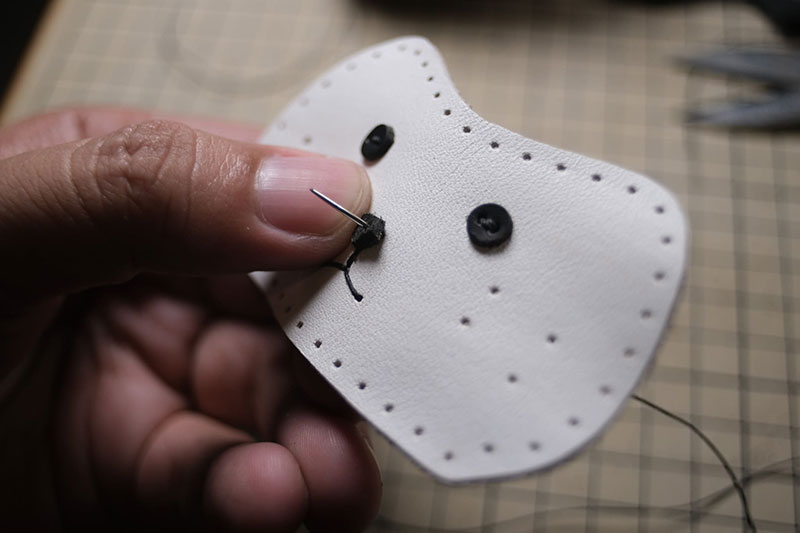 图片[30]-达摩猫咪不倒翁制作教程-DIY手工帖子圈子-皮具教程-皮艺果手工皮具图纸