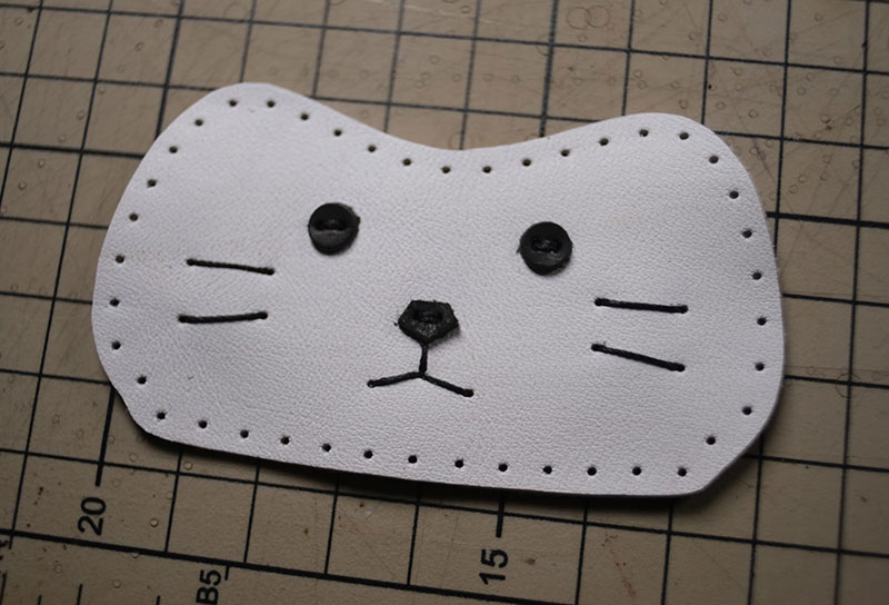 图片[28]-达摩猫咪不倒翁制作教程-DIY手工帖子圈子-皮具教程-皮艺果手工皮具图纸