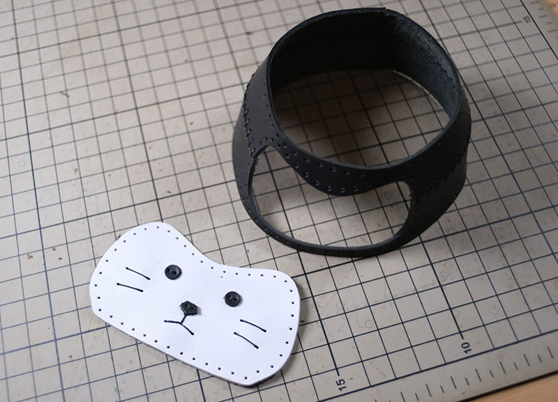 图片[21]-达摩猫咪不倒翁制作教程-DIY手工帖子圈子-皮具教程-皮艺果手工皮具图纸