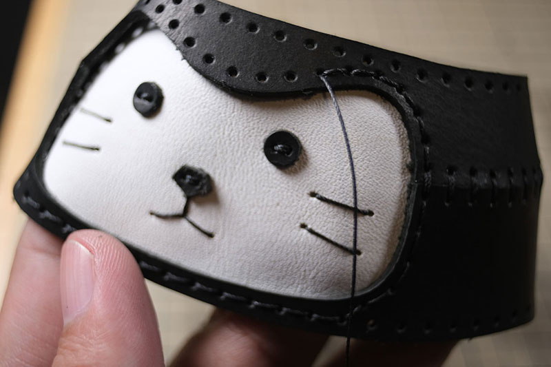 图片[19]-达摩猫咪不倒翁制作教程-DIY手工帖子圈子-皮具教程-皮艺果手工皮具图纸