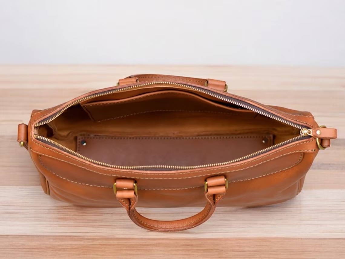 图片[2]-手工皮具图纸 公文包fl031-皮艺果手工皮具图纸