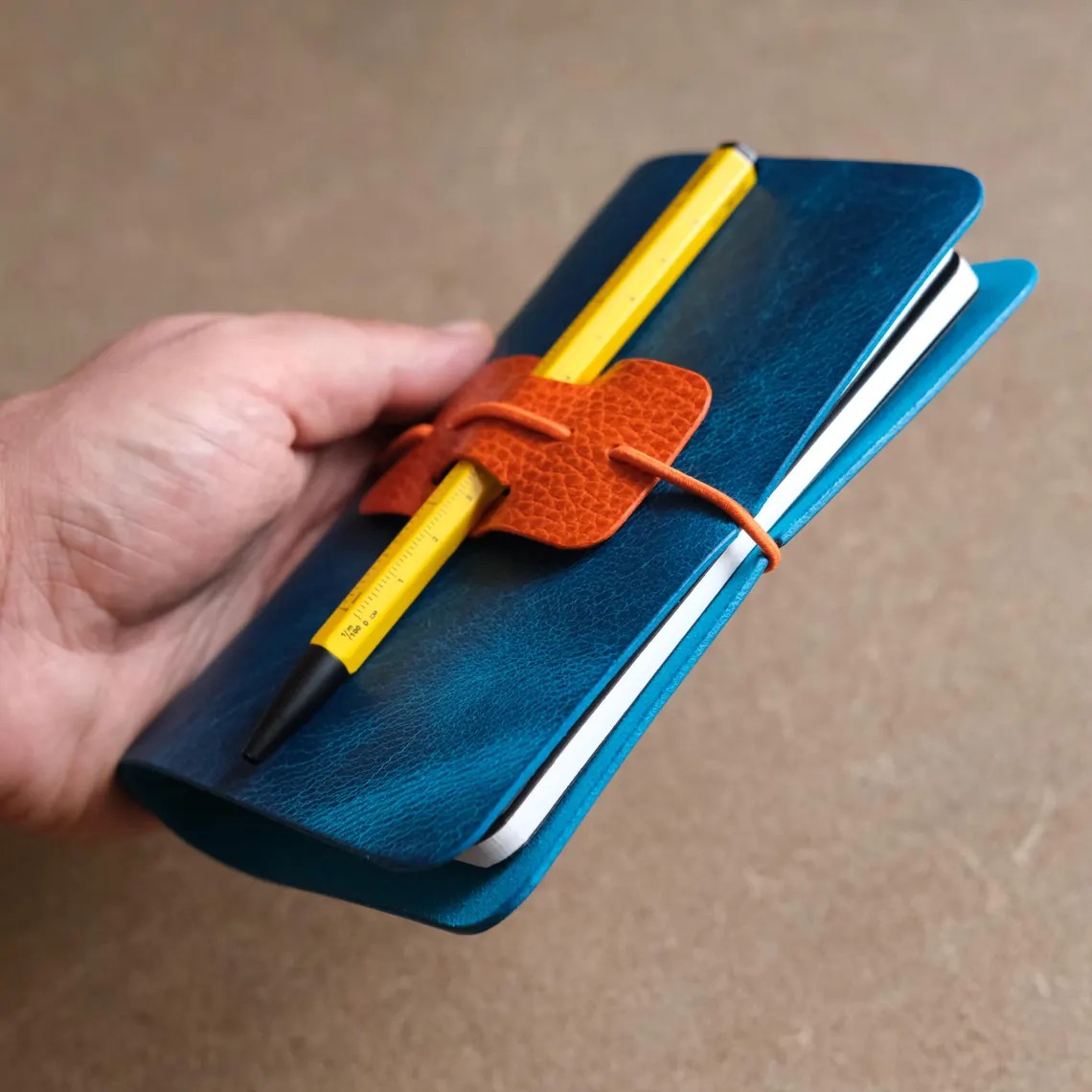 图片[2]-手工皮具图纸 A5手账本包ds005-皮艺果手工皮具图纸