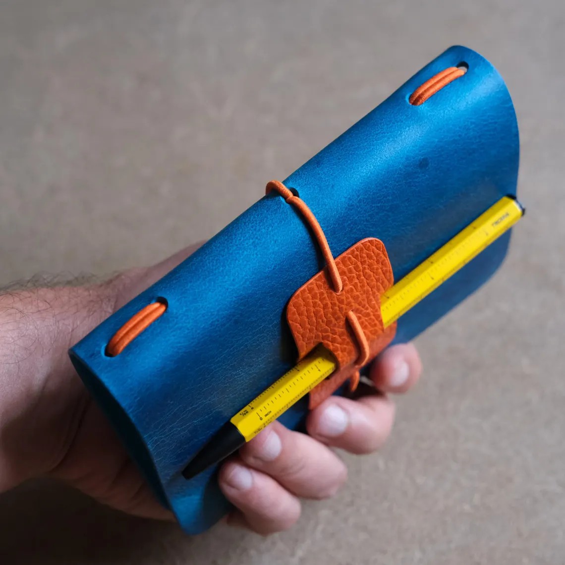 图片[3]-手工皮具图纸 A5手账本包ds005-皮艺果手工皮具图纸