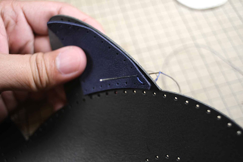 猫咪斜挎包制作过程-皮艺果手工皮具图纸