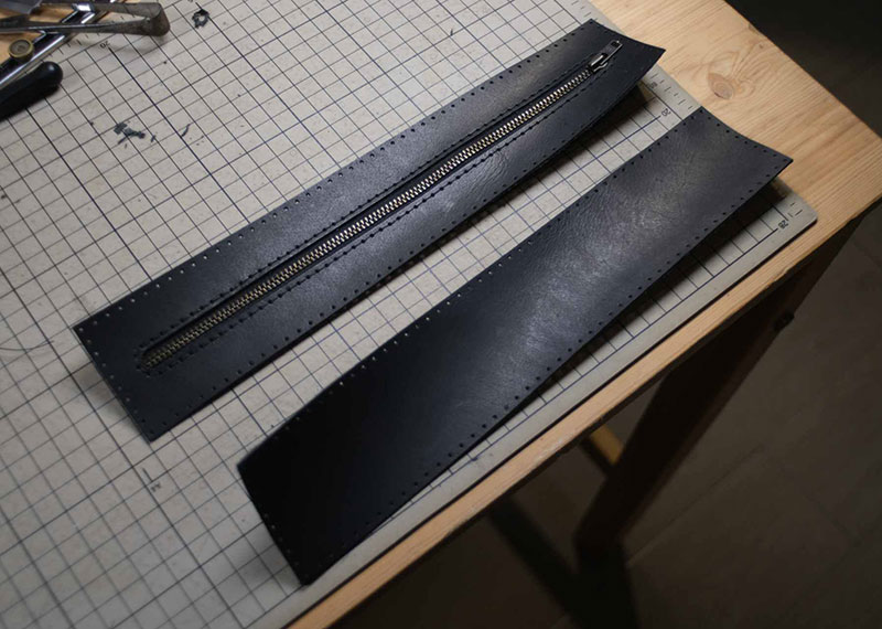 图片[19]-猫咪斜挎包制作过程-DIY手工帖子圈子-皮具教程-皮艺果手工皮具图纸