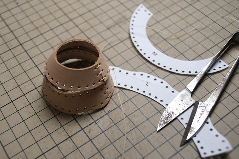 图片[13]-手工皮具制作-龙猫不倒翁制作过程