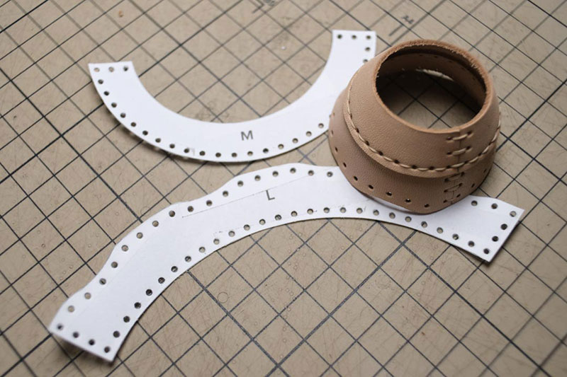 图片[14]-手工皮具制作-龙猫不倒翁制作过程