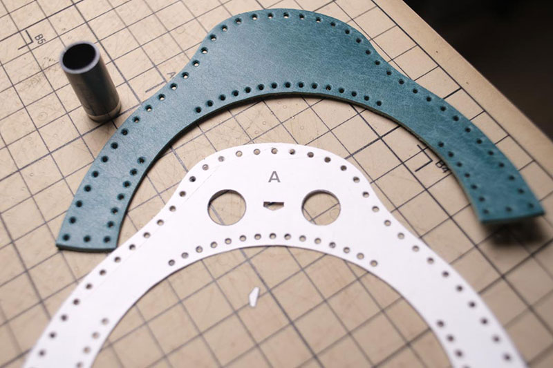 图片[32]-手工皮具制作-龙猫不倒翁制作过程