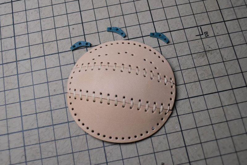 图片[38]-手工皮具制作-龙猫不倒翁制作过程