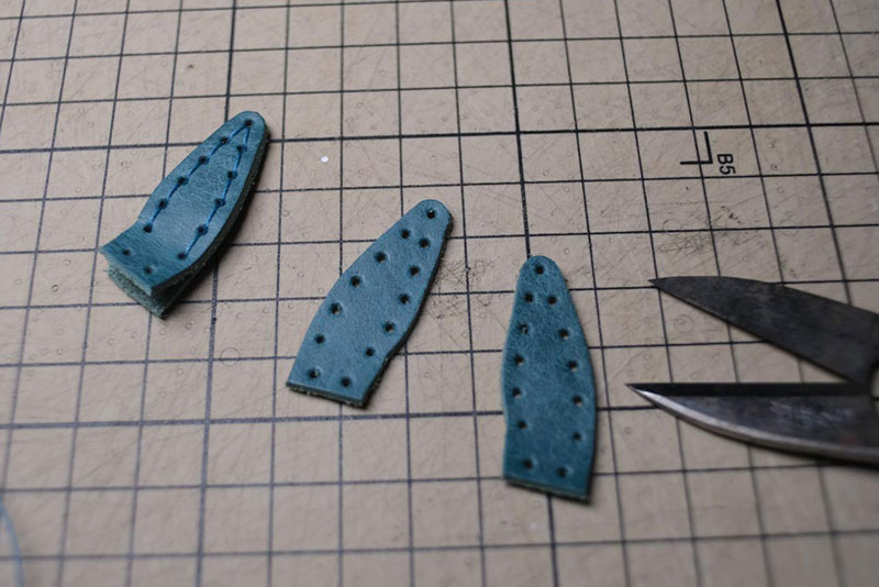 图片[42]-手工皮具制作-龙猫不倒翁制作过程