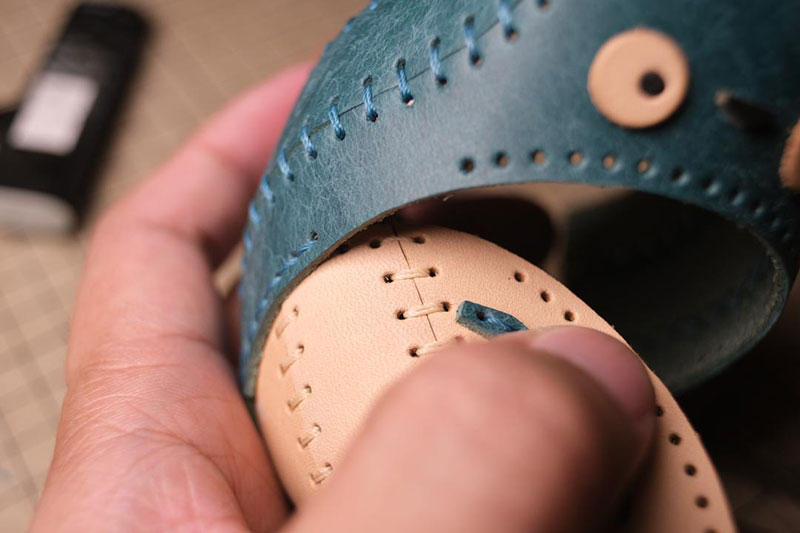 图片[68]-手工皮具制作-龙猫不倒翁制作过程