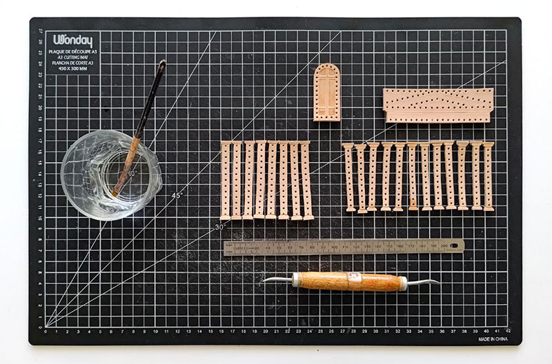 图片[4]-灯塔模型制作过程-DIY手工帖子圈子-皮具教程-皮艺果手工皮具图纸