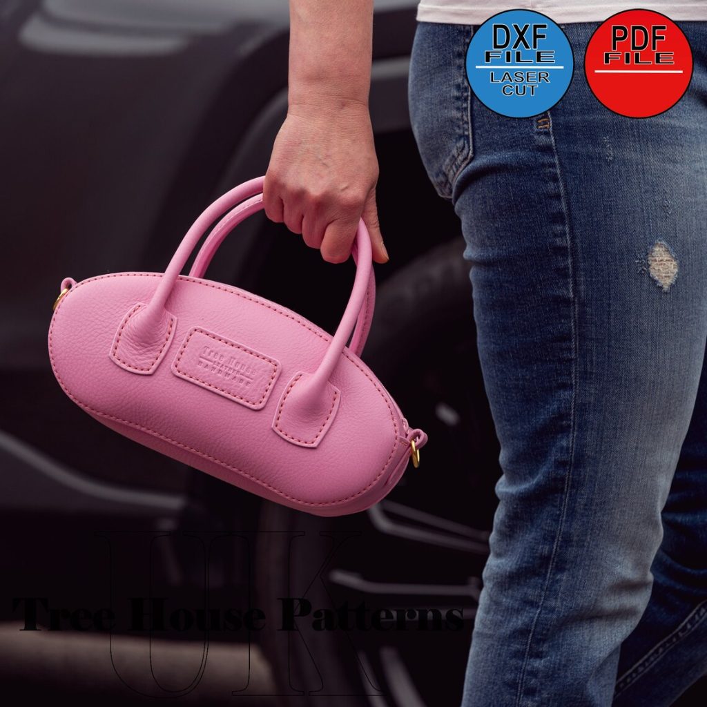 图片[2]-手工皮具图纸 手提挎包tr068-皮艺果手工皮具图纸