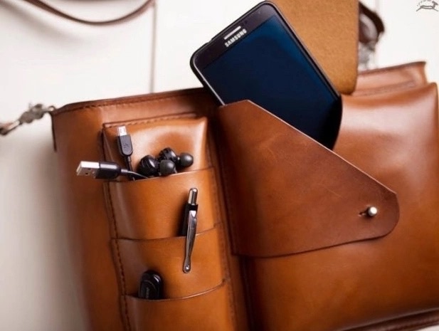 图片[2]-手工皮具图纸 男士挎包vk102-皮艺果手工皮具图纸