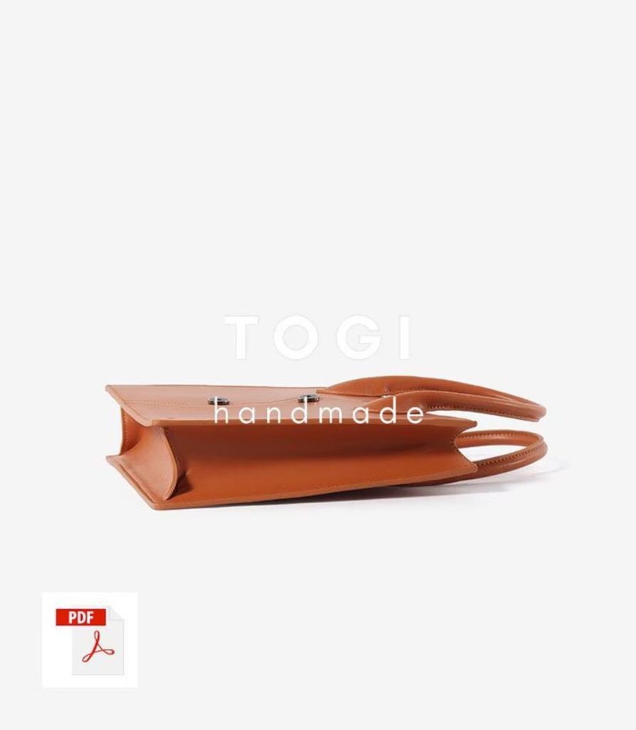 图片[2]-手工皮具图纸 手提挎包tg015-皮艺果手工皮具图纸