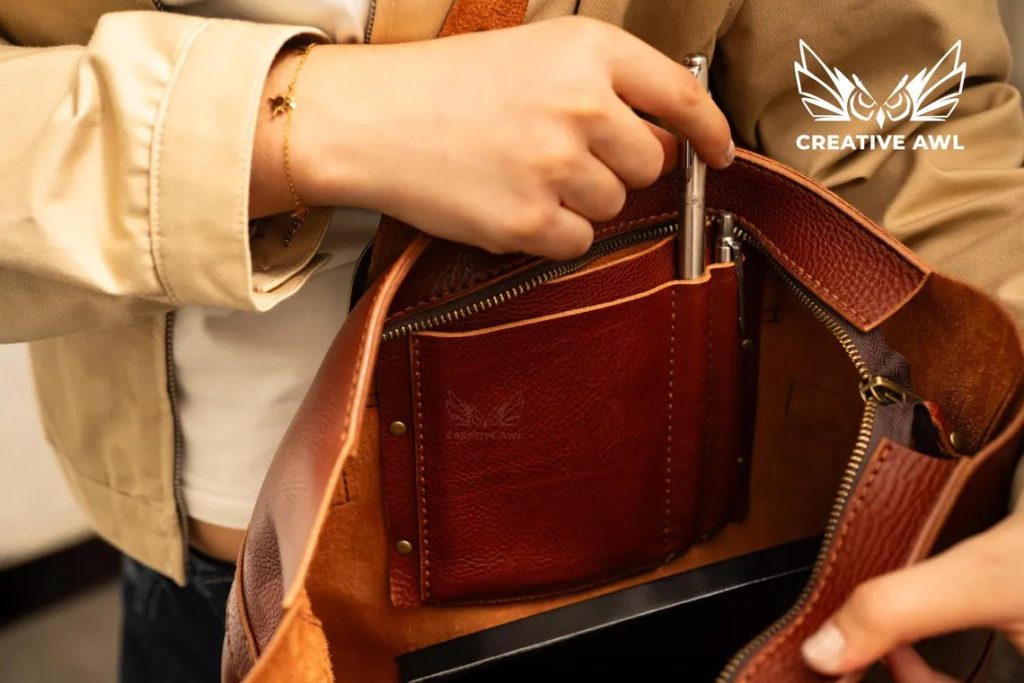 图片[3]-手工皮具图纸 托特包ca250-皮艺果手工皮具图纸