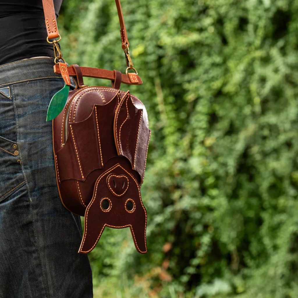 图片[3]-手工皮具图纸 蝙蝠背包vp226-皮艺果手工皮具图纸