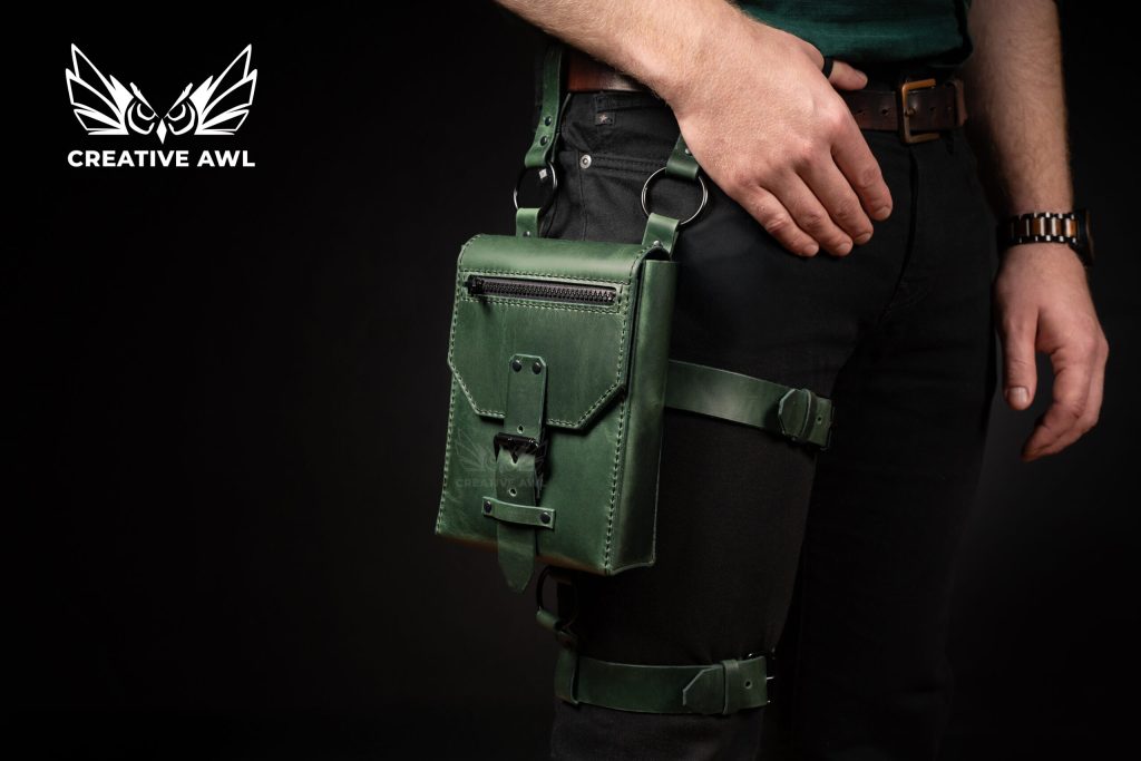 图片[2]-手工皮具图纸 嘻哈腿包ca252-皮艺果手工皮具图纸