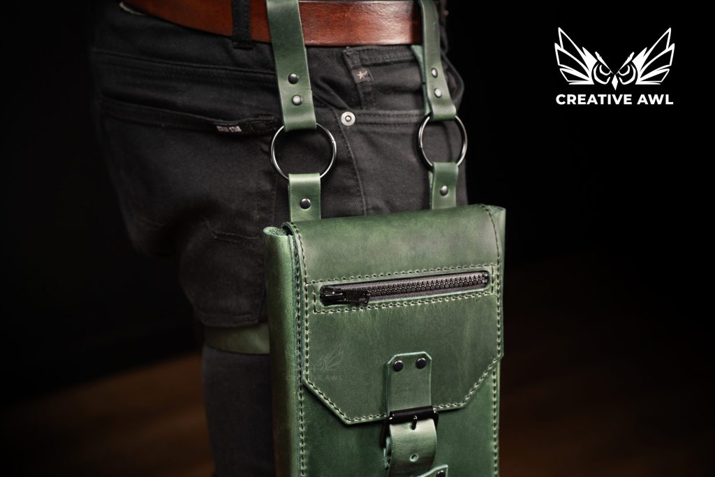 图片[3]-手工皮具图纸 嘻哈腿包ca252-皮艺果手工皮具图纸