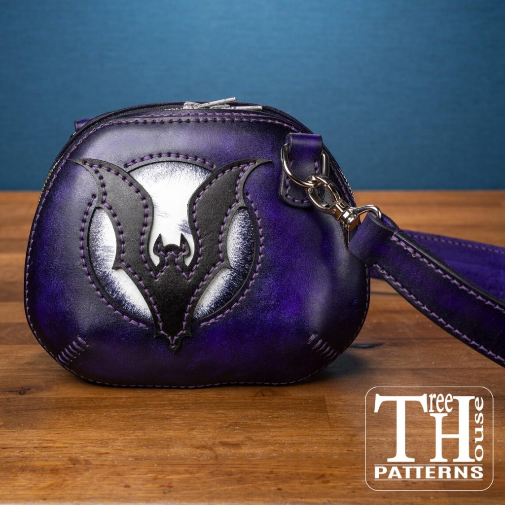 图片[2]-手工皮具图纸 南瓜挎包tr098-皮艺果手工皮具图纸