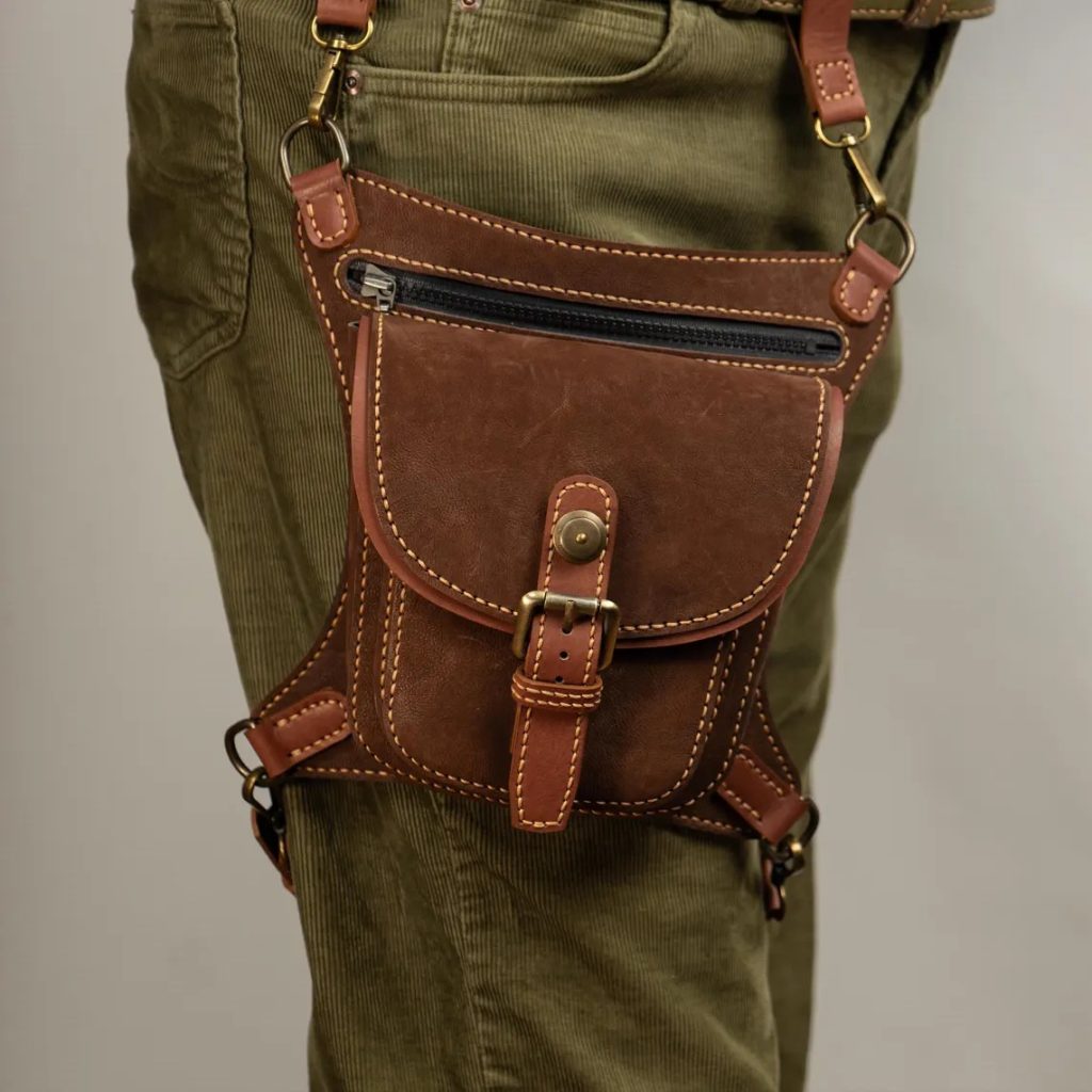 图片[2]-手工皮具图纸 腿包vp229-皮艺果手工皮具图纸