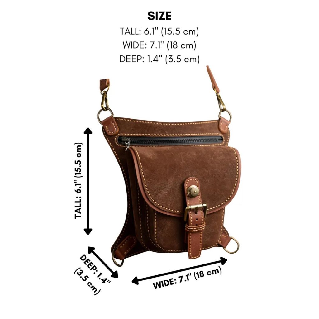 图片[1]-手工皮具图纸 腿包vp229-皮艺果手工皮具图纸