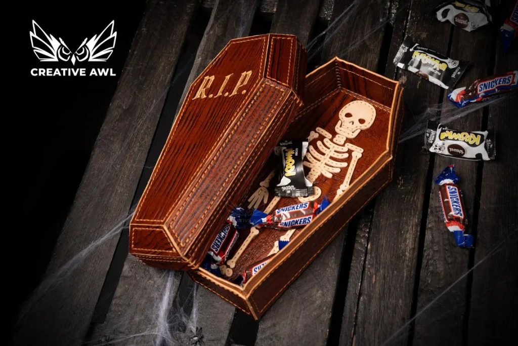 图片[3]-手工皮具图纸 棺材盒ca254-皮艺果手工皮具图纸