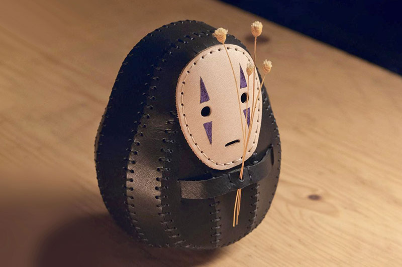 无脸男不倒翁制作教程-皮艺果手工皮具图纸