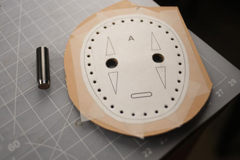 无脸男不倒翁制作教程-皮艺果手工皮具图纸