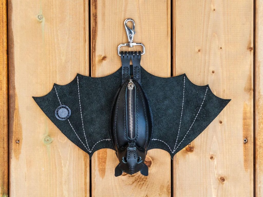 图片[3]-手工皮具图纸 蝙蝠零钱包pa068-皮艺果手工皮具图纸