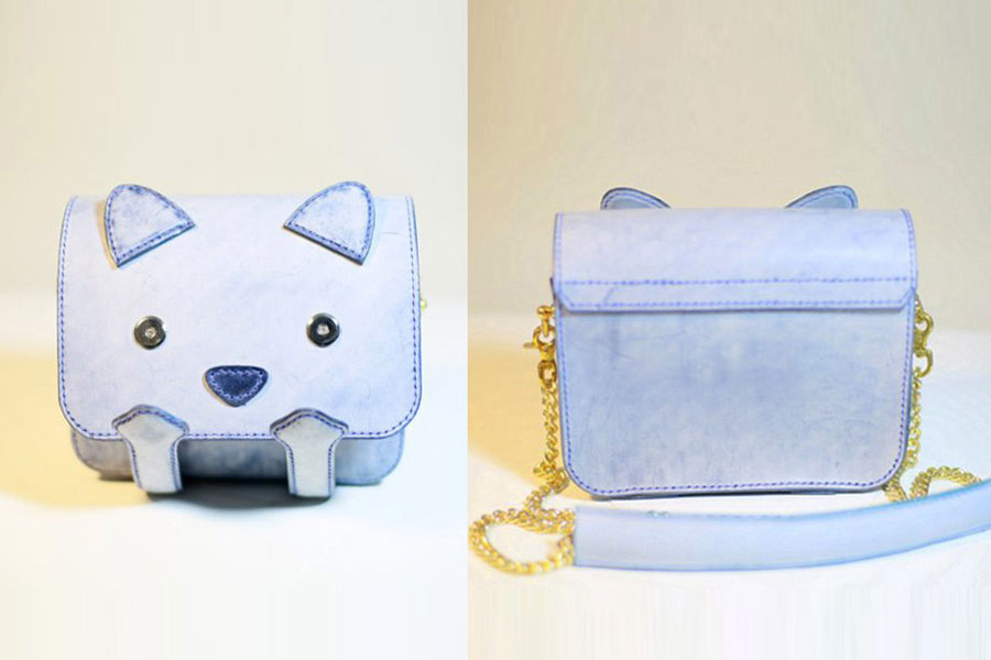 图片[2]-手工皮具图纸 捂脸猫挎包-皮艺果手工皮具图纸