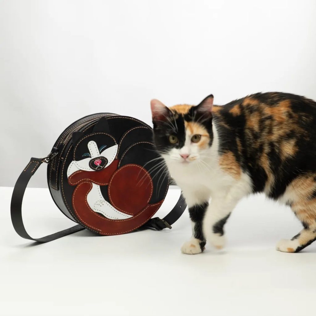 图片[3]-手工皮具图纸 斜挎邮差包vp213-皮艺果手工皮具图纸