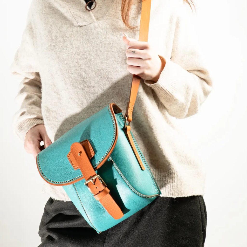 图片[3]-手工皮具图纸 挎包vp233-皮艺果手工皮具图纸