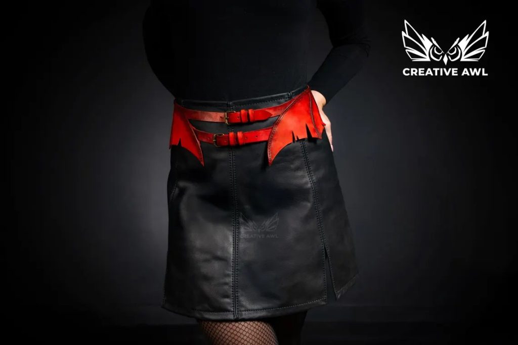 图片[1]-手工皮具图纸 腰带装饰ca262-皮艺果手工皮具图纸