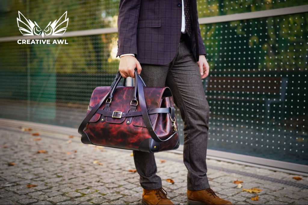 图片[1]-手工皮具图纸 铂金公文包ca263-皮艺果手工皮具图纸