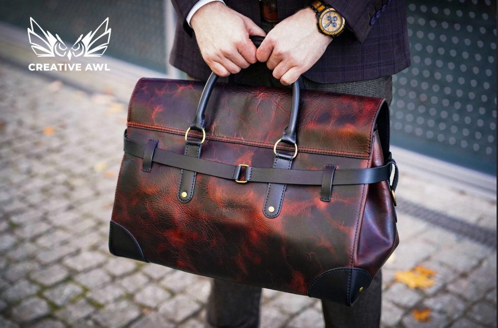 图片[3]-手工皮具图纸 铂金公文包ca263-皮艺果手工皮具图纸