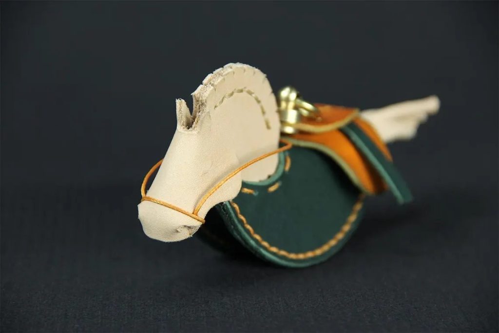 图片[1]-手工皮具图纸 小马挂件hb036-皮艺果手工皮具图纸