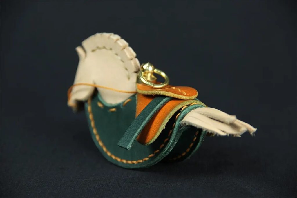 图片[2]-手工皮具图纸 小马挂件hb036-皮艺果手工皮具图纸