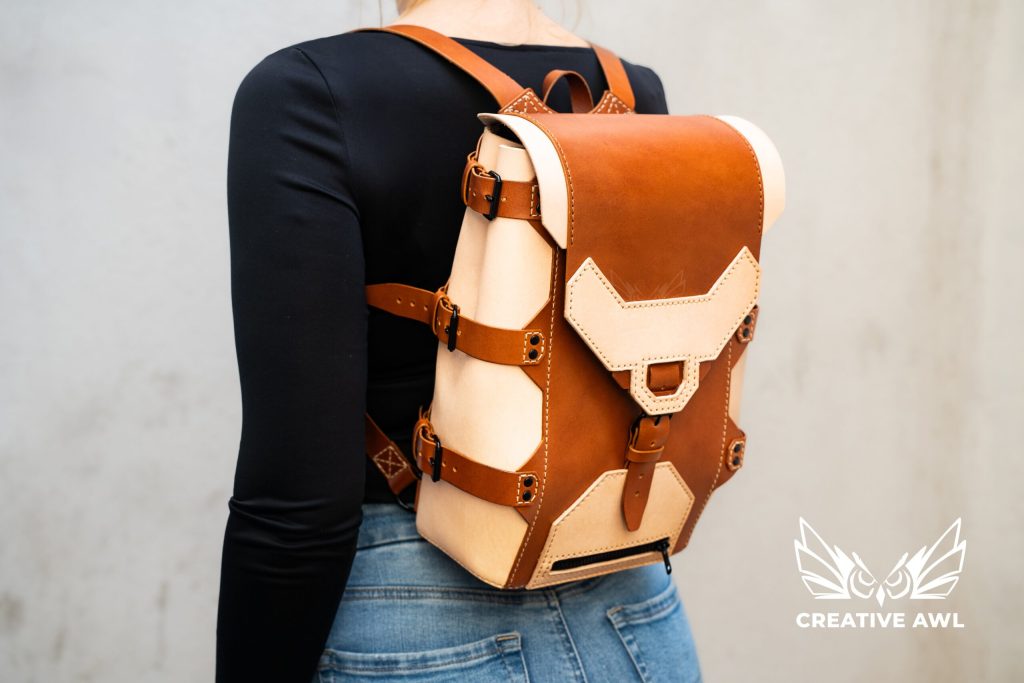 图片[3]-手工皮具图纸 猎户座背包ca268-皮艺果手工皮具图纸